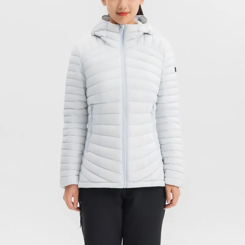 DECATHLON FORCLAZ TREK100 Jackets Coats Women's Light Jade Stone Color-1
