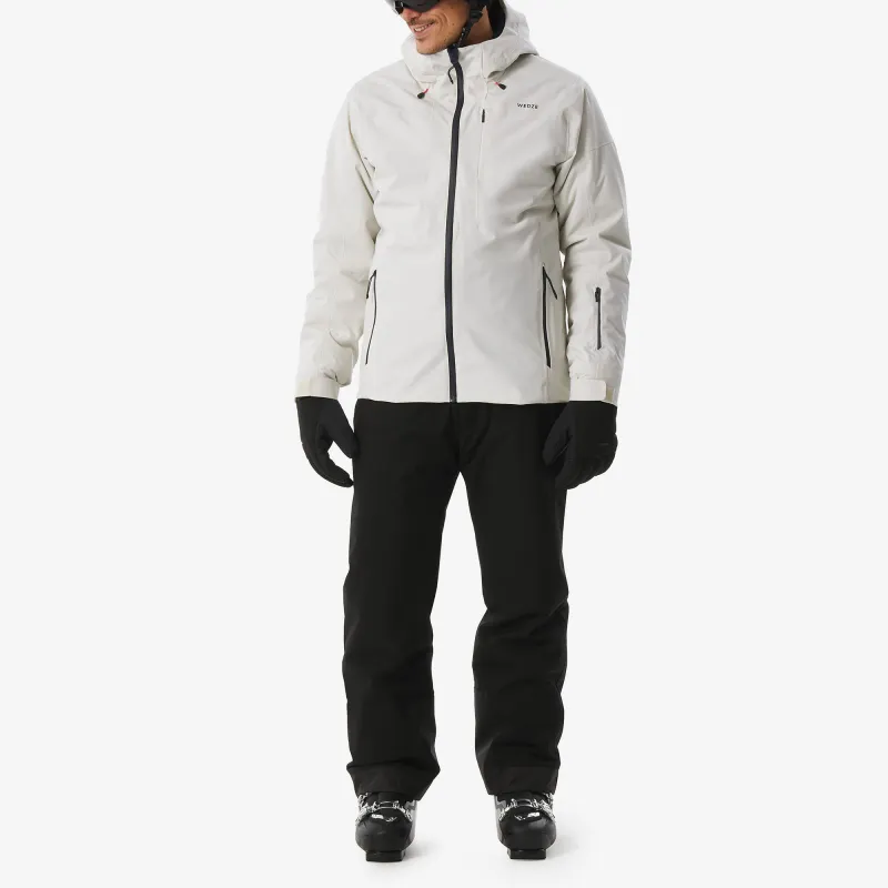 DECATHLON WEDZE 100 Ski Pants Men's Smoky Black-2