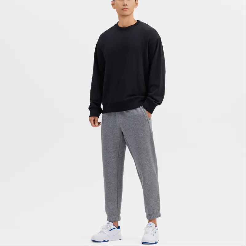 DECATHLON DOMYOS Sweatshirt Men's Smoky Black-4