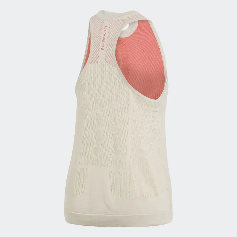 Adidas Z.N.E. Tank Tops Women's Original White/Rhombus Pink-1