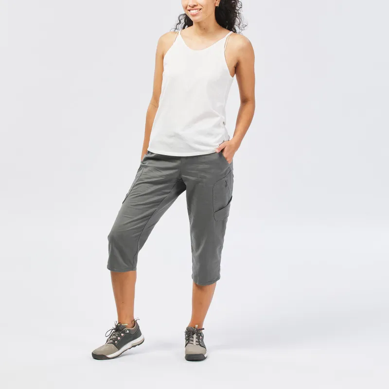 DECATHLON NH500 Casual Shorts Women's Khaki Gray-2