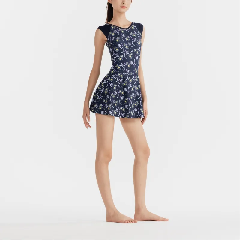 DECATHLON One piece Swimsuit Women's Floral-3