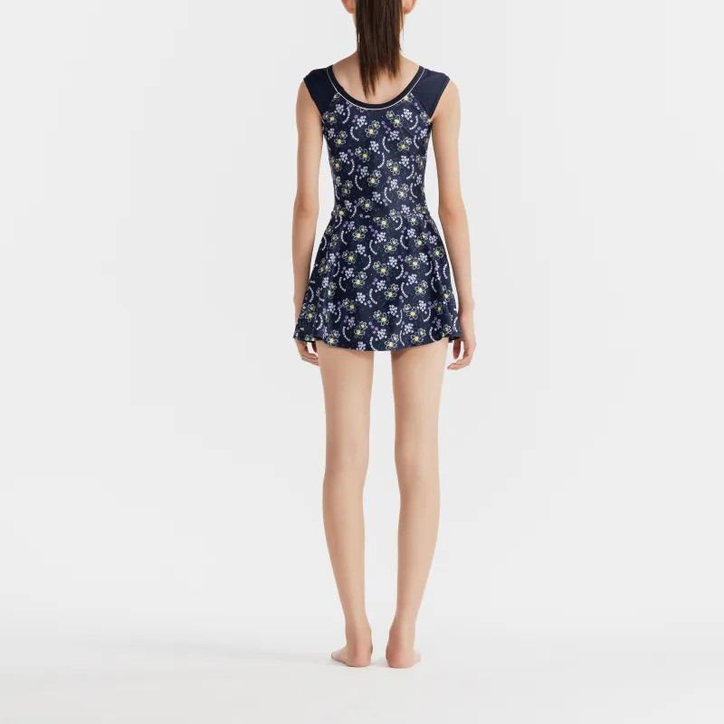 DECATHLON One piece Swimsuit Women's Floral-1