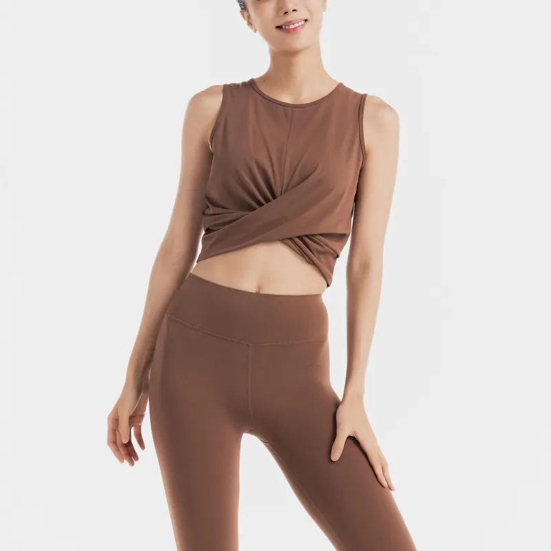 DECATHLON Tank Tops Women's Velvet Brown-5