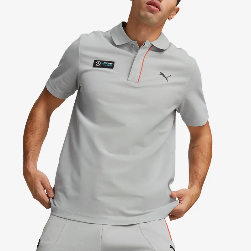 PUMA Mercedes Amg Polo Shirt Men's Gray-2