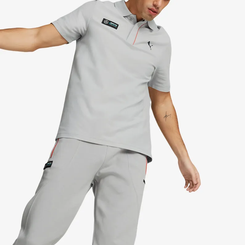 PUMA Mercedes Amg Polo Shirt Men's Gray-3