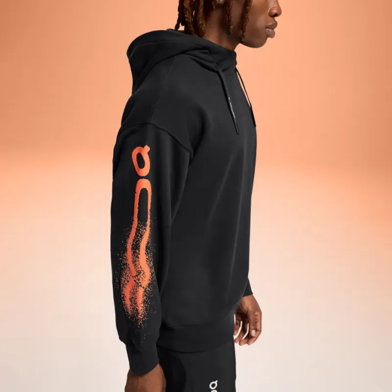 On Club Hoodie Sweatshirt Men's Black-3