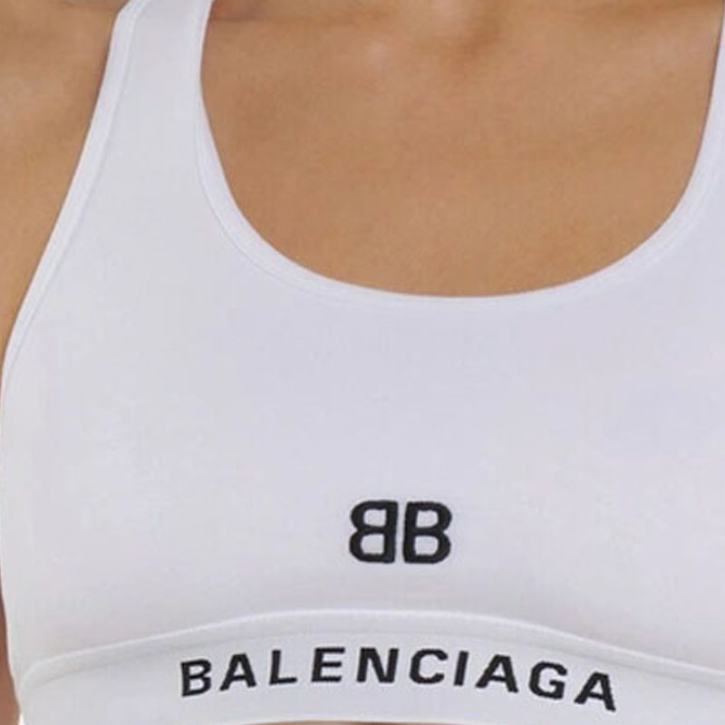 Balenciaga Sports Bra 'White' - POIZON