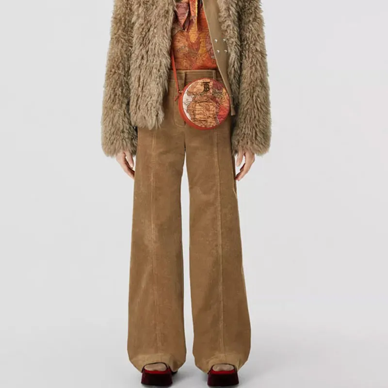 Burberry Wide leg Corduroy Trousers-2