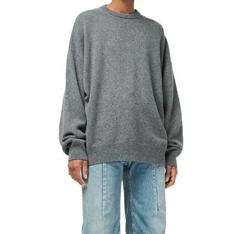 Balenciaga Logo Embroidered Knit Jumper-2