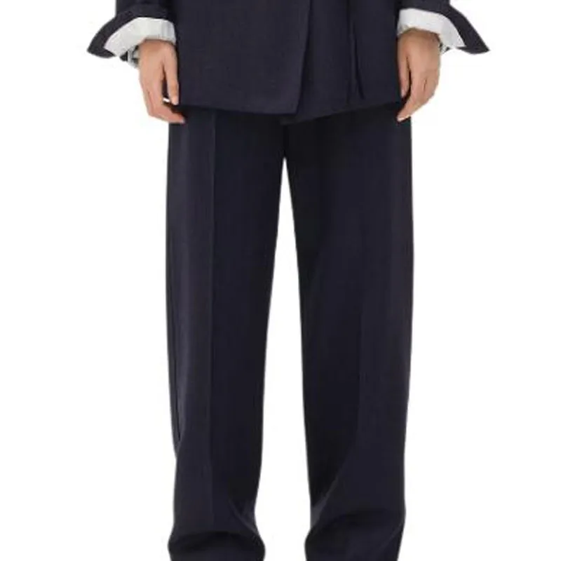 Bottega Veneta Striped Wide Leg Trousers-4