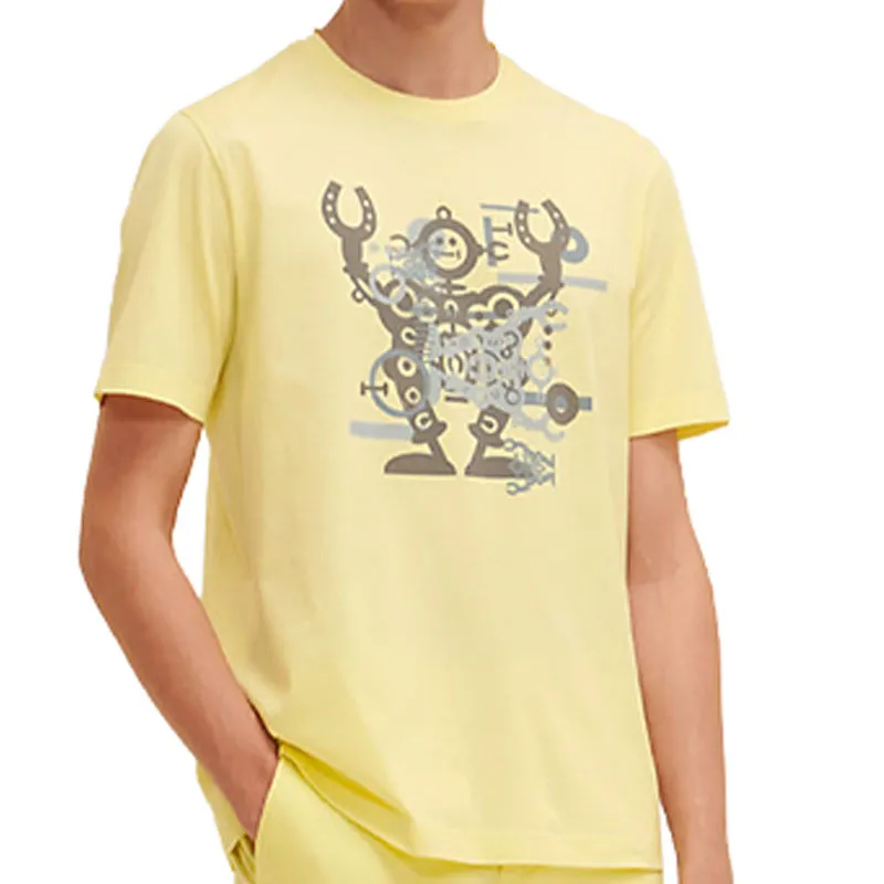 HERMES SS21 T Shirt Unisex Lemon Water-3