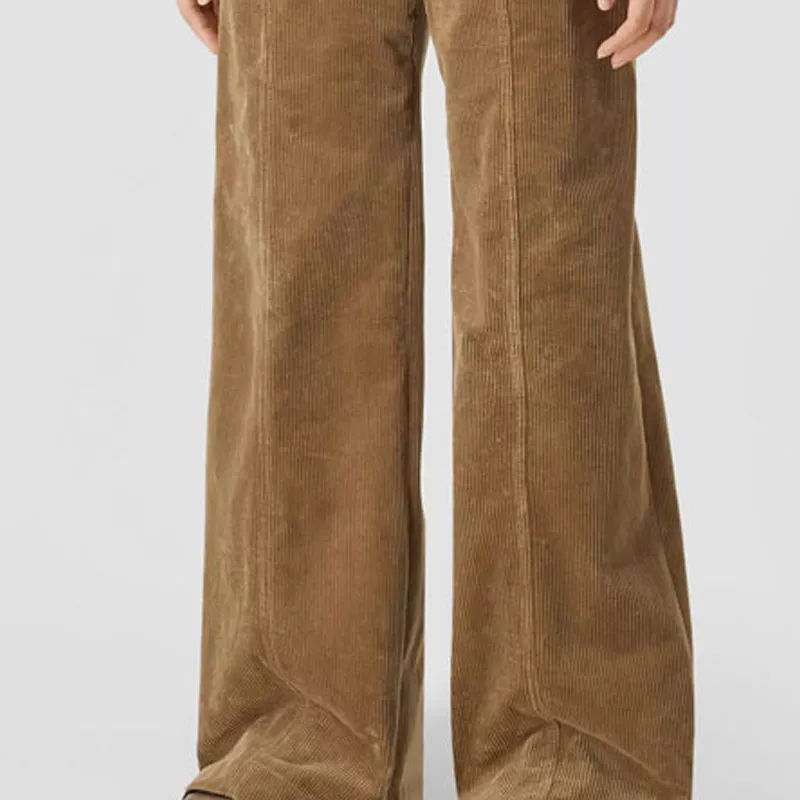 Burberry Wide leg Corduroy Trousers-5