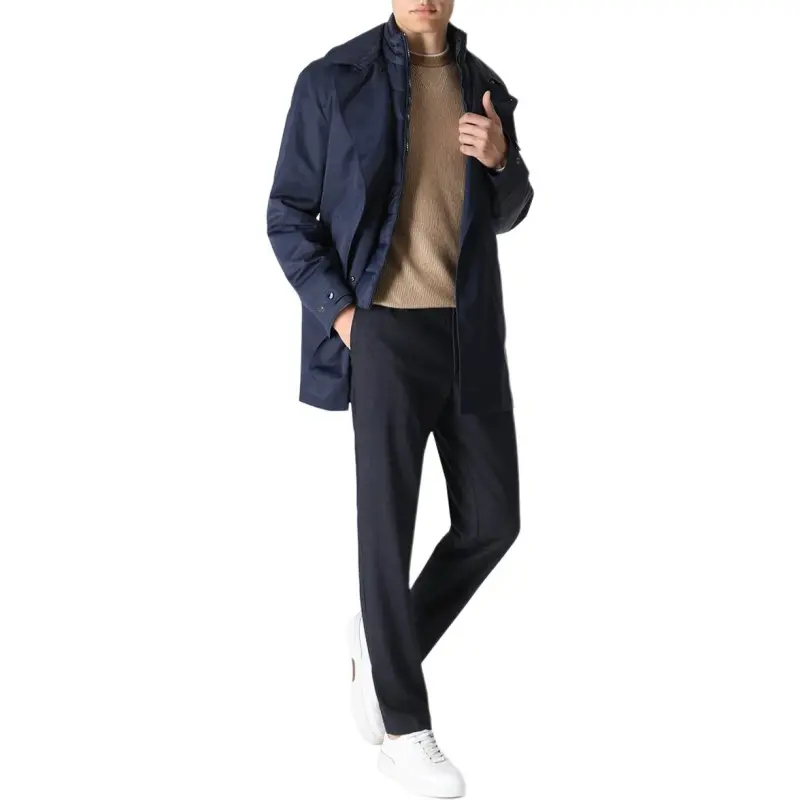 HUGO BOSS Coat Men's Marine Blue-1