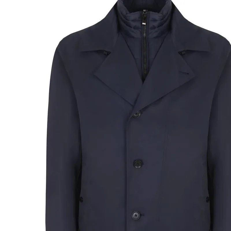 HUGO BOSS Coat Men's Marine Blue-5