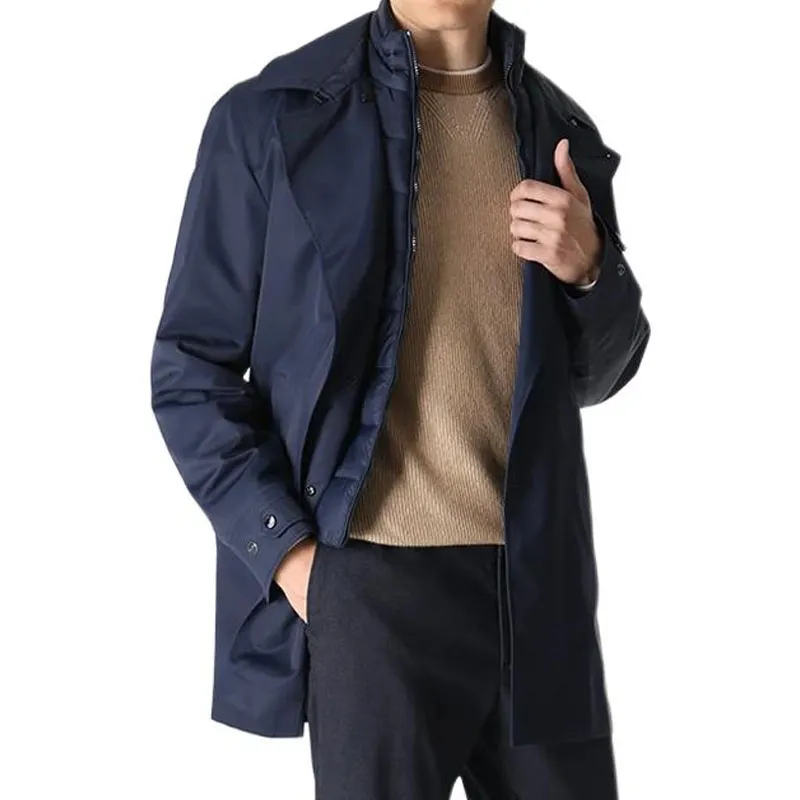 HUGO BOSS Coat Men's Marine Blue-2