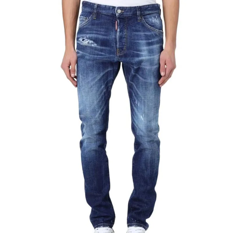DSQUARED 2 Dark Basic Washed Skater Jeans-3