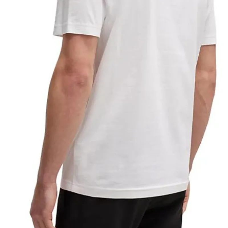 HUGO BOSS Logo Intarsia Knitted T Shirt-6