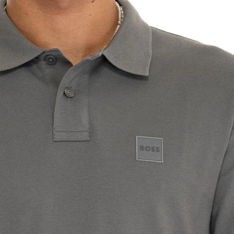 HUGO BOSS Logo Patch Slim Fit Polo Shirt-4