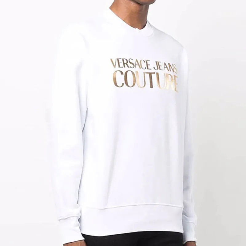 VERSACE JEANS COUTURE Sweatshirts Men White-3