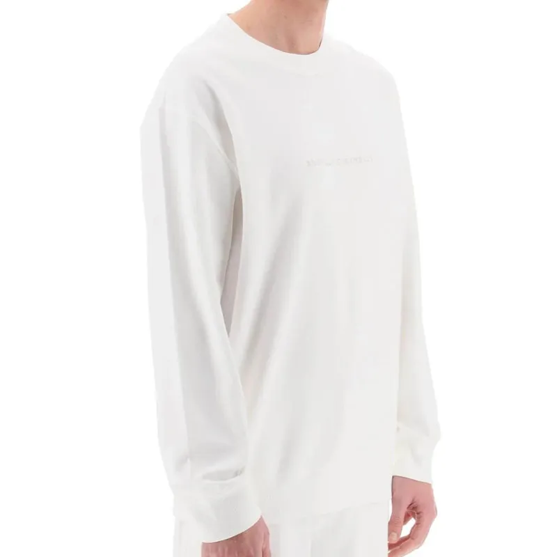 Brunello Cucinelli Sweatshirt Men's White-2