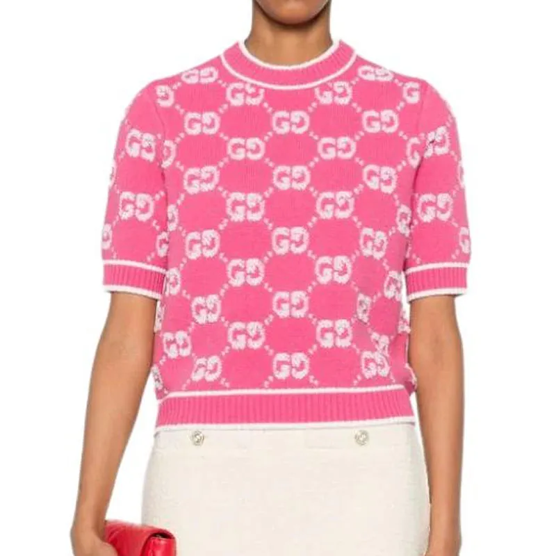 GUCCI Gg Jacquard Knitted Top-2