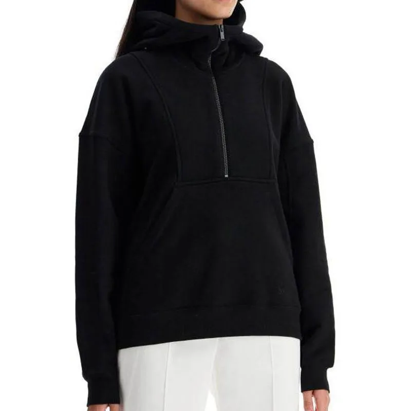 SAINT LAURENT Zip Detailed Long Sleeved Hoodie-3
