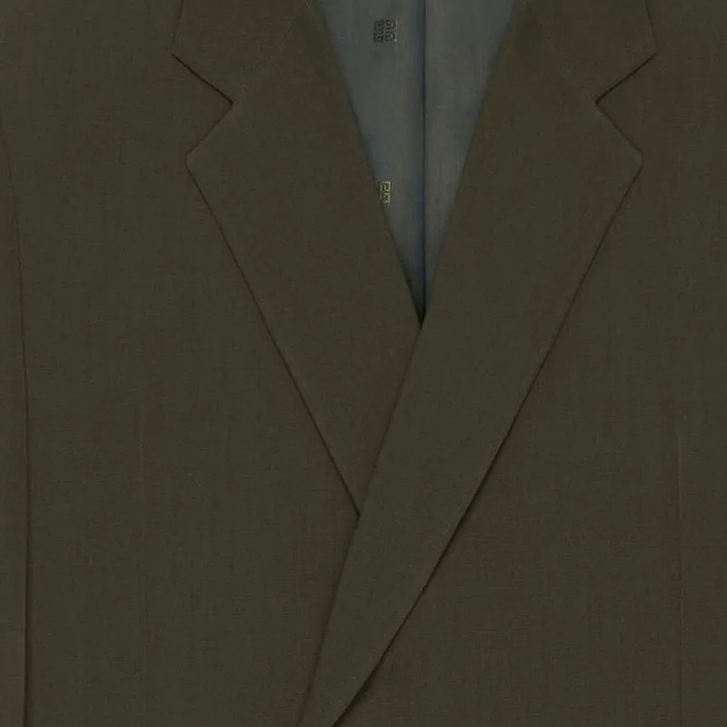 Givenchy U Lock Buckle Wool Blazer-6
