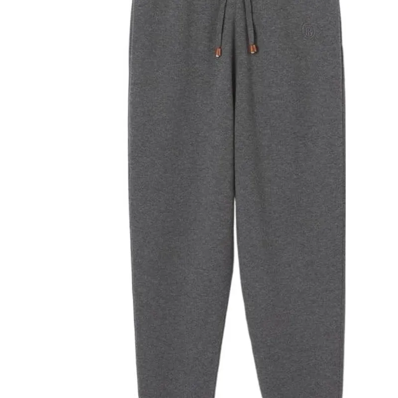 Burberry FW22 Knitted Sports Pants Women's Gray-6