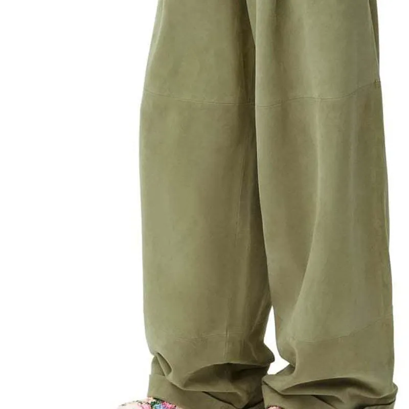 LOEWE SS24 Casual Pants Women's Green-7