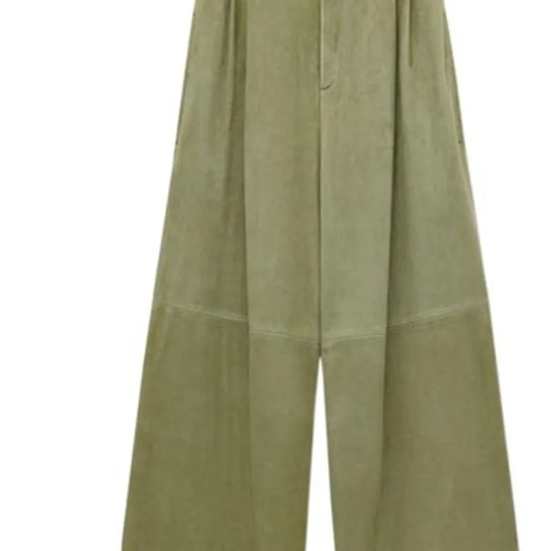 LOEWE SS24 Casual Pants Women's Green-6