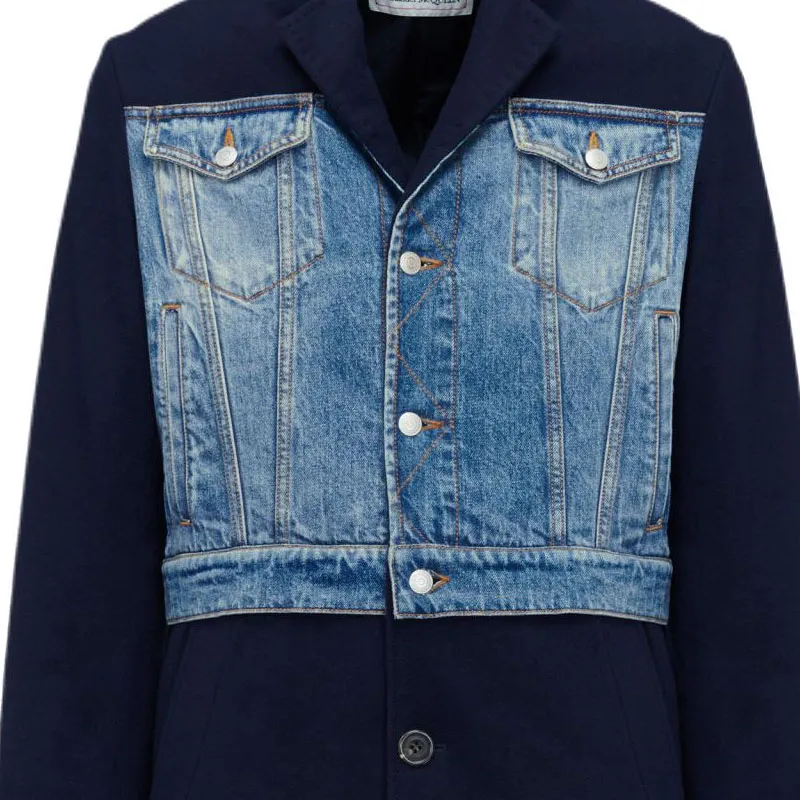 Alexander McQueen Hybrid Single breasted Coat-5