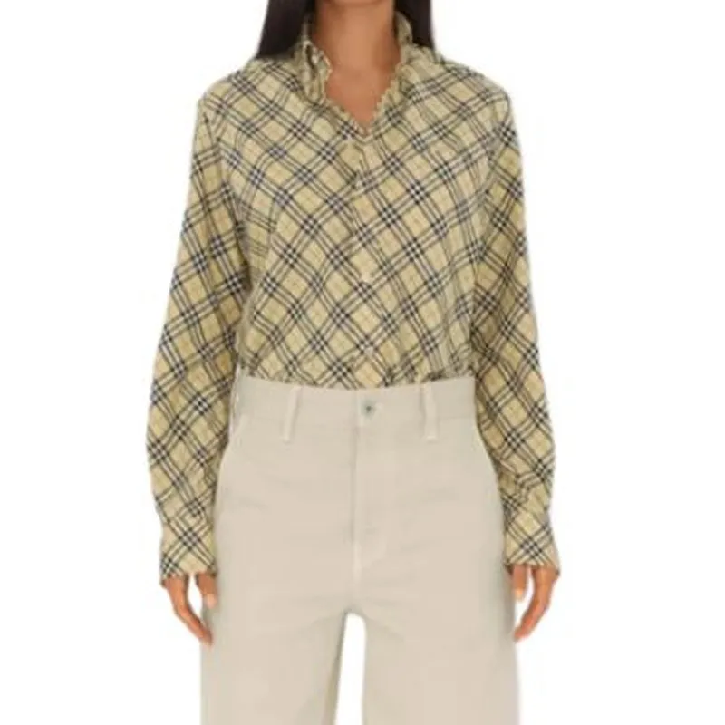 Burberry Check Pattern Long Sleeved Shirt-2