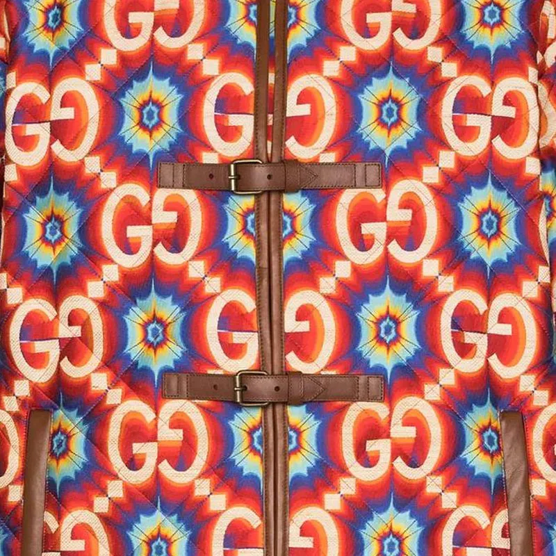 GUCCI Gg Kaleidoscope Quilted Jacket-4