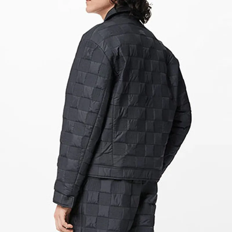 LOUIS VUITTON Quilted Damier Blouson-4