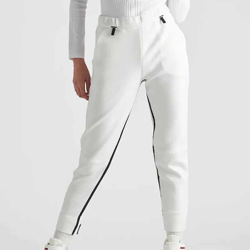PRADA SS23 Knitted Sweatpants Women's White-2