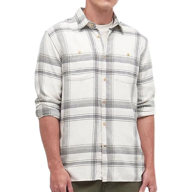 BARBOUR Dartmouth Tailored Shirt Men's White-1