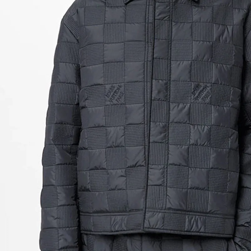 LOUIS VUITTON Quilted Damier Blouson-5