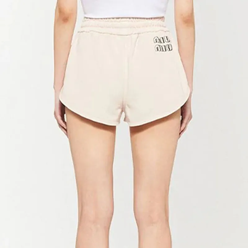 MIU MIU FW21 Casual Shorts Women's Dusty Pink-4