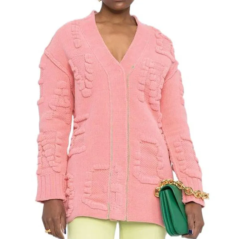 Bottega Veneta V Neck Knit Cardigan-1