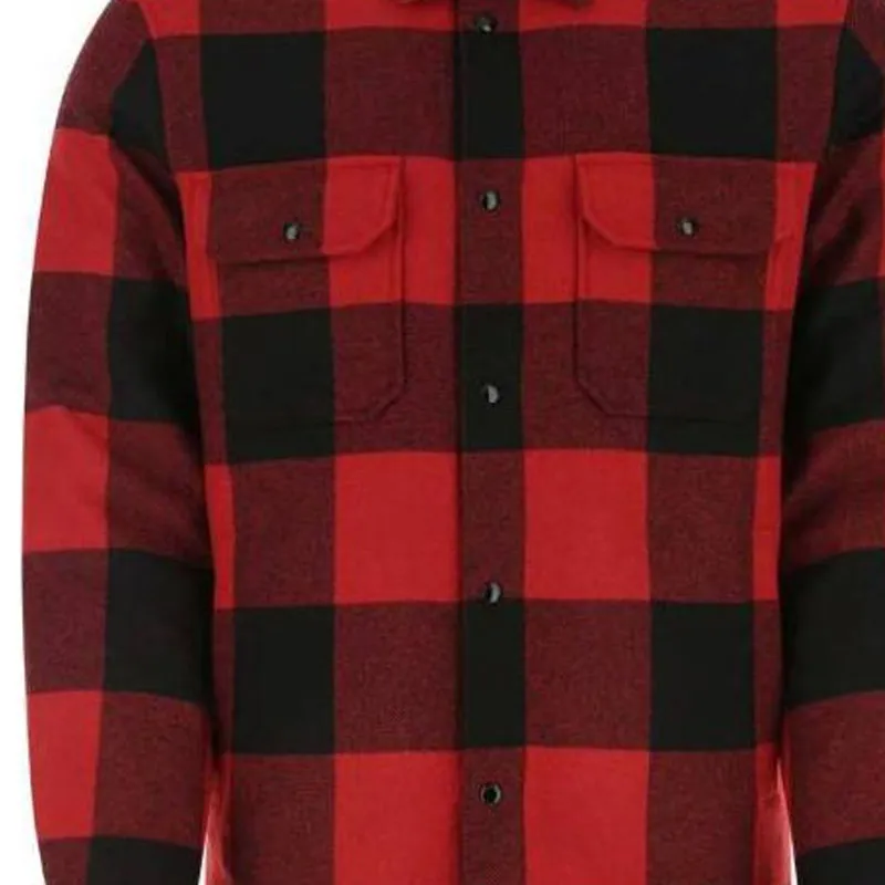 WOOLRICH Checked Buttoned Overshirt-5