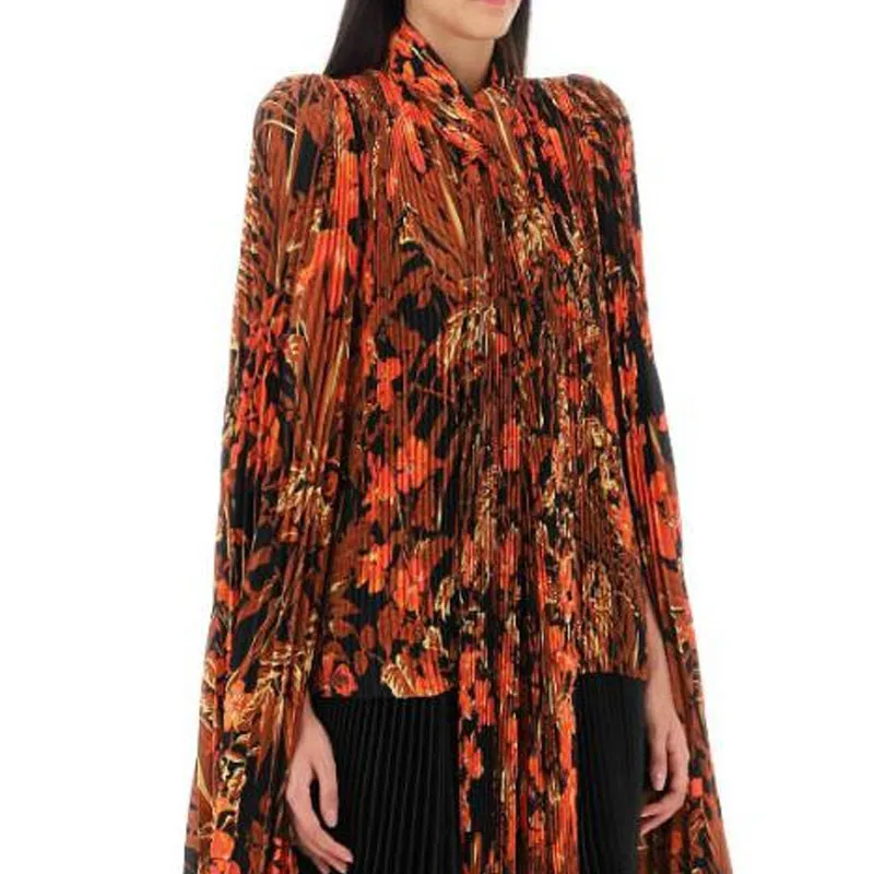 Balenciaga FW23 Shirt Loose Fit Style Women's Multicolor-1