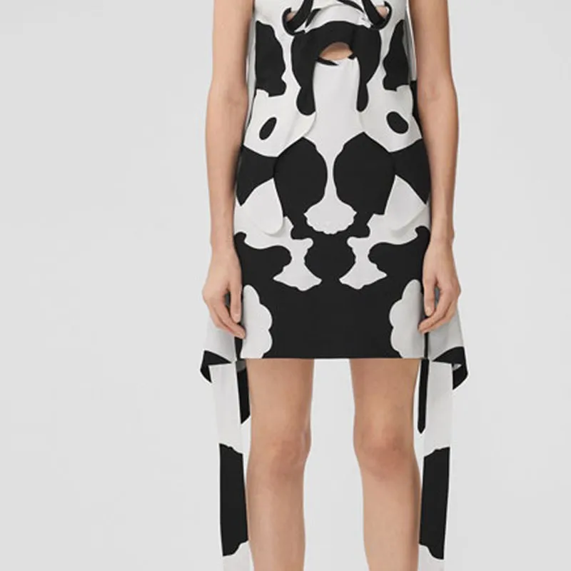 Burberry SS22 Sleeveless Dress Women's Black-5
