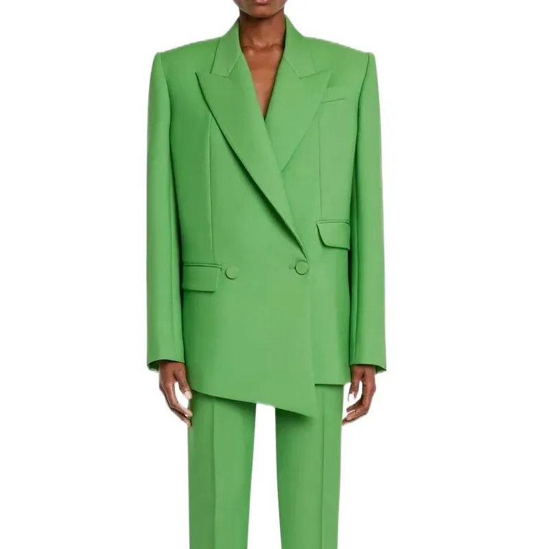 Alexander McQueen Double Breasted Asymmetric Blazer-2