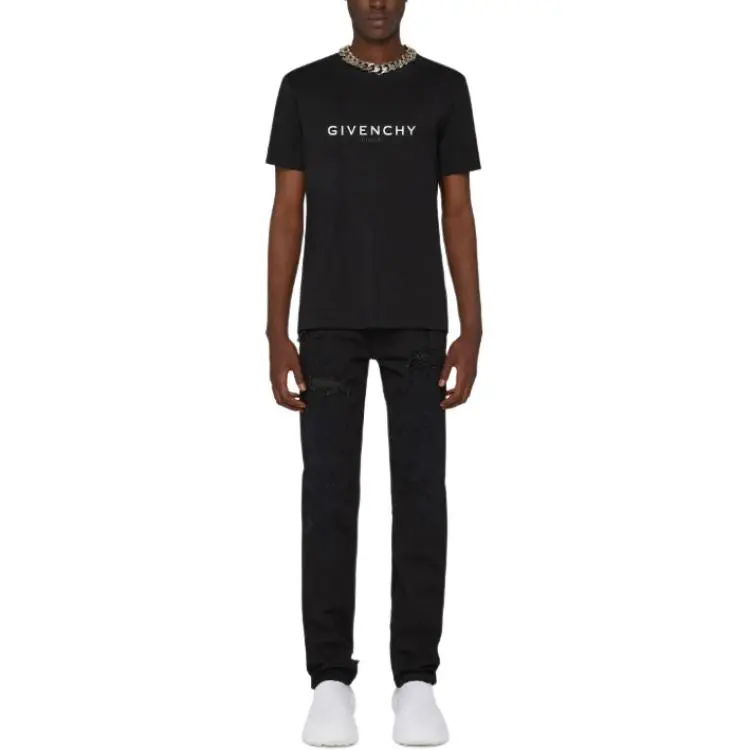 Givenchy T Shirts Men Black-2