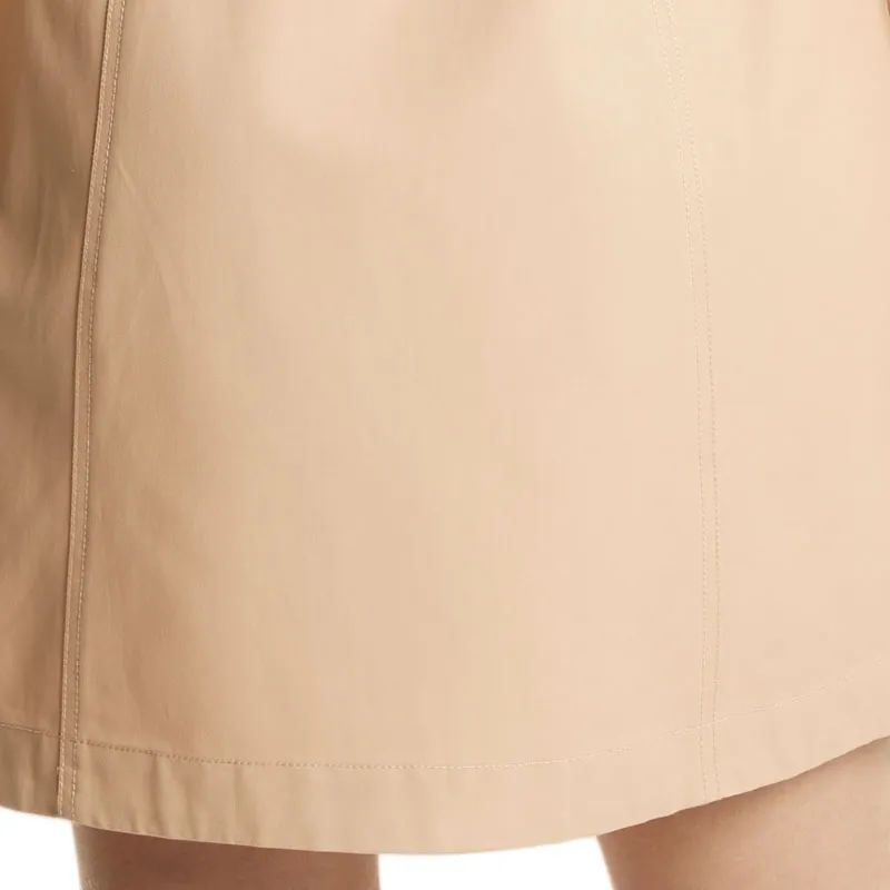 MICHAEL KORS Long Sleeved Shirt Dress Women's Light Brown-2