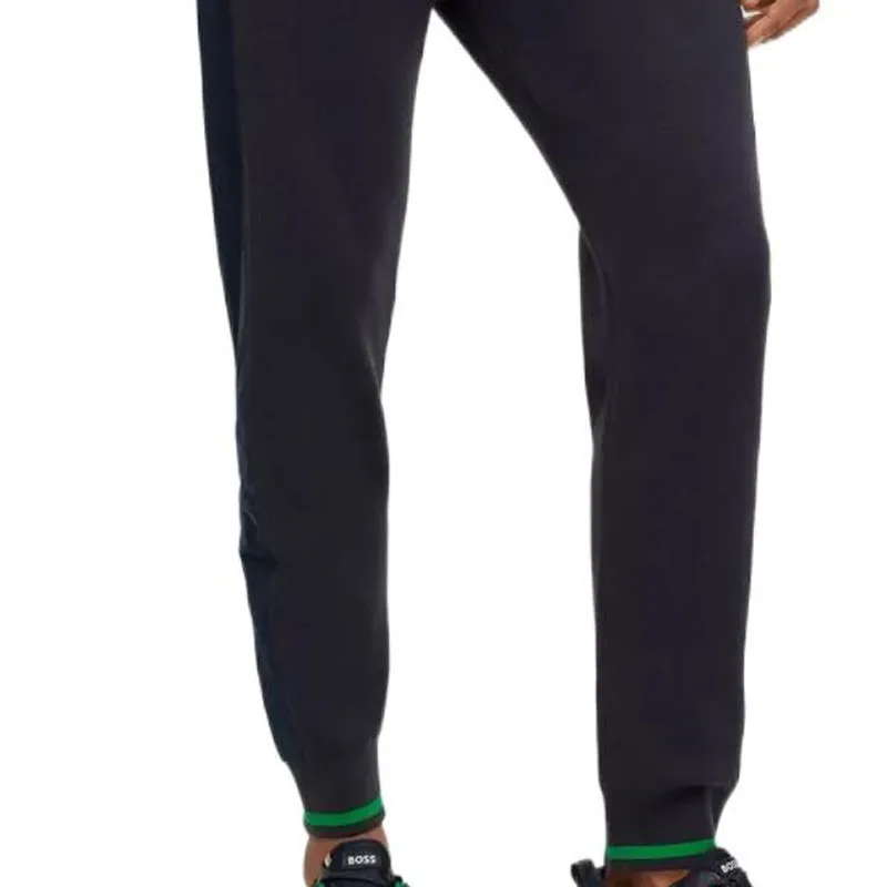 HUGO BOSS HUGO BOSS X AJBXNG SS23 Knitted Sports Pants Men's Dark Blue-1