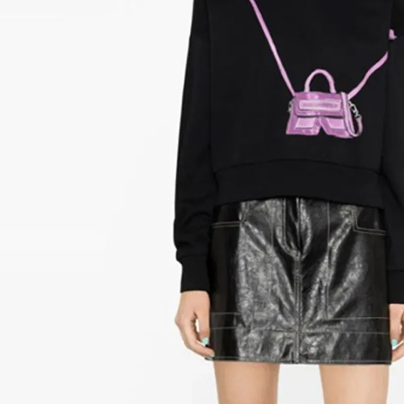 KARL LAGERFELD / Karl Lagerfeld Jeans IKON/K Bag Print Hoodie-5