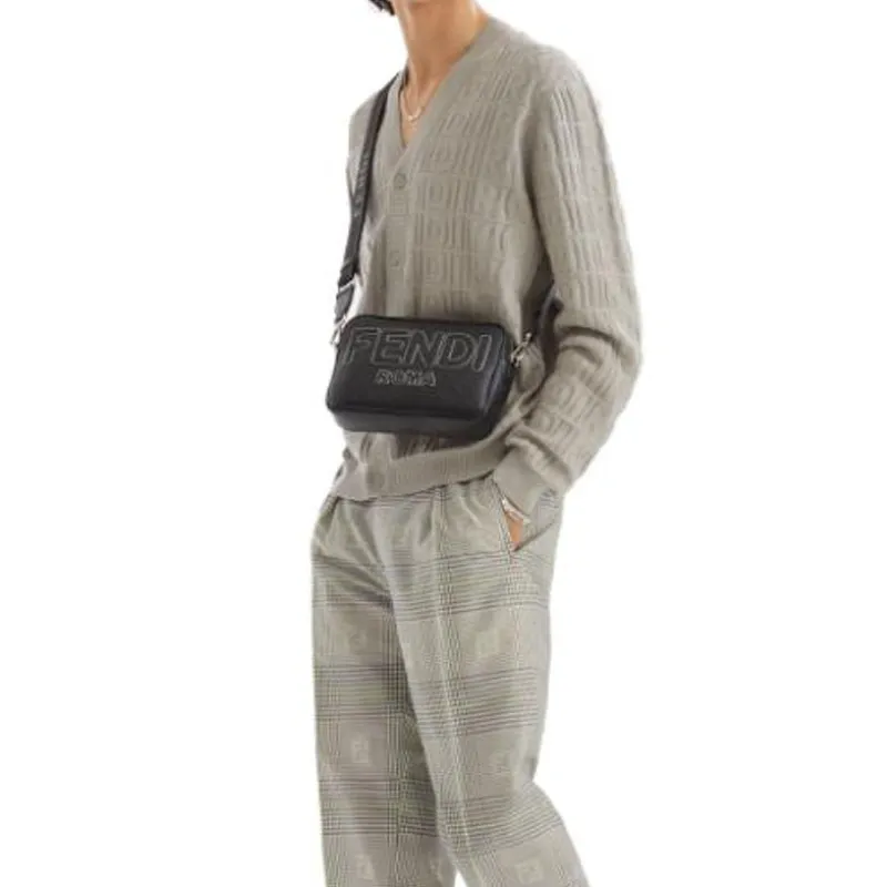 FENDI Sweaters Men Gray-3