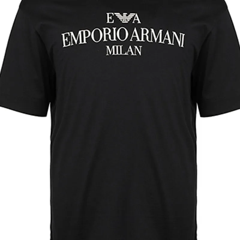 EMPORIO ARMANI T Shirts Men Navy Blue-3